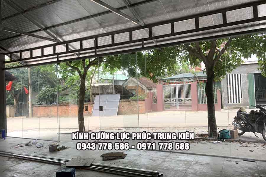 kính cường lực cho mặt tiền